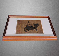 山丹书画装裱配框服务案例